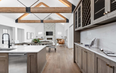 A luxury golf community home interior.