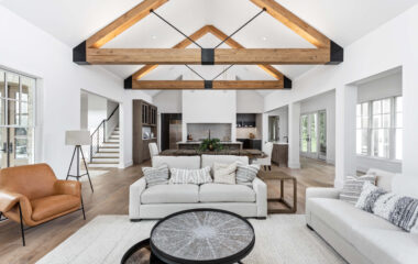 A luxury golf community home.