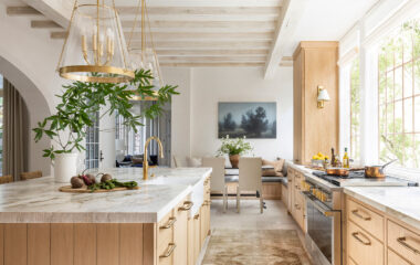 A warming cottage-style home kitchen area.