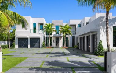 Luxury Boca Estate exterior view.