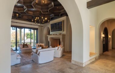 A stylish Frisco residence living area.