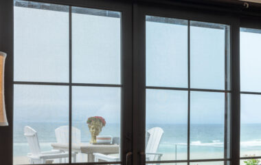 Beach and seafront view.
